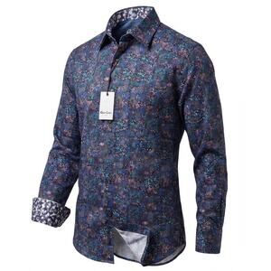 Robert Graham Campos Skull Print Button Down Shirt Men’s Small NWT